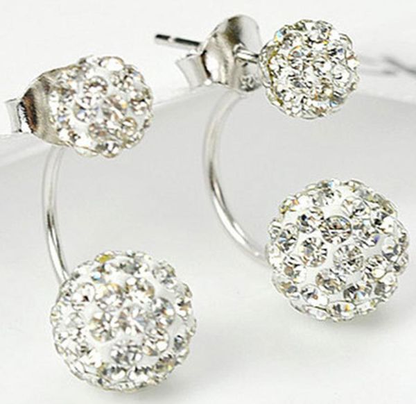 double sided shambala ball stud earrings diamond crystal disco beads earings 925 silver plated fine jewelry for women4233115, Golden;silver
double sided shambala ball stud earrings diamond crystal disco beads earings 925 silver plated fine jewelry for women4233115, Golden;silver