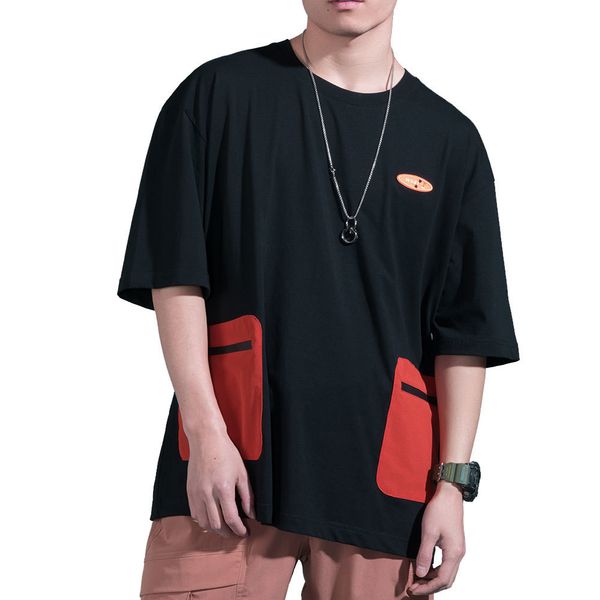 mens tshirts loose summer tshirt color contrast pocket oversized size casual sports short sleeve and womens tshirt 230707, White;black
mens tshirts loose summer tshirt color contrast pocket oversized size casual sports short sleeve and womens tshirt 230707, White;black