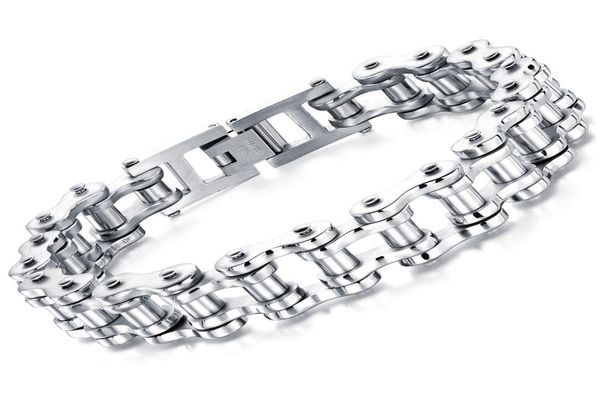 punk rock stainless steel biker mens bracelet link chain motorcycle bike bicycle chain bracelets bangles jewelry gift1516565, Golden;silver
punk rock stainless steel biker mens bracelet link chain motorcycle bike bicycle chain bracelets bangles jewelry gift1516565, Golden;silver