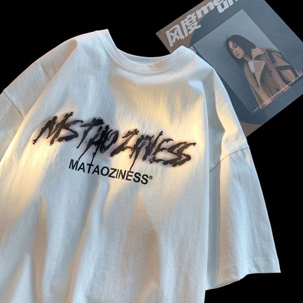 womens tshirt american personality simplicity graphic t shirt fashion harajuku men and women retro street hip hop loose oversized short slee, White
womens tshirt american personality simplicity graphic t shirt fashion harajuku men and women retro street hip hop loose oversized short slee, White