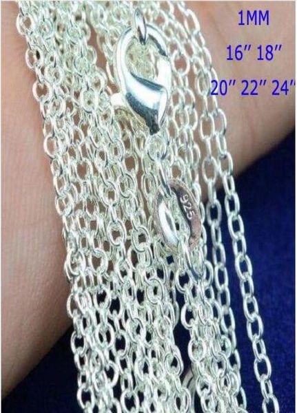100pcs lot 925 sterling silver rolo quot o quot chain necklaces jewelry 1mm 16039039 24039039 9252862891
100pcs lot 925 sterling silver rolo quot o quot chain necklaces jewelry 1mm 16039039 24039039 9252862891