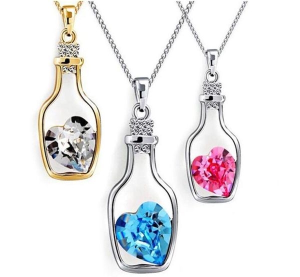 new women fashion necklace ladies popular crystal necklace love drift bottles special pendant necklace gift ps08994725342, Silver
new women fashion necklace ladies popular crystal necklace love drift bottles special pendant necklace gift ps08994725342, Silver