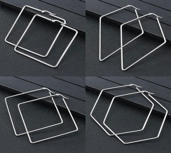 fashion stainless steel square earrings simple rhombic big hoop hollow gold plated antiallergic earring for women1727032, Golden;silver
fashion stainless steel square earrings simple rhombic big hoop hollow gold plated antiallergic earring for women1727032, Golden;silver