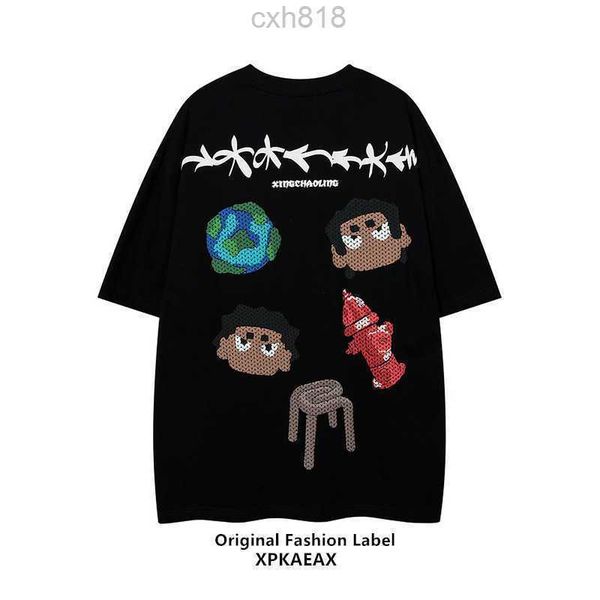 stussys men's t-shirt fashion brand 2023 summer china-chic cartoon foam printed t-shirts for men and women oversize fashion, White;black
stussys men's t-shirt fashion brand 2023 summer china-chic cartoon foam printed t-shirts for men and women oversize fashion, White;black