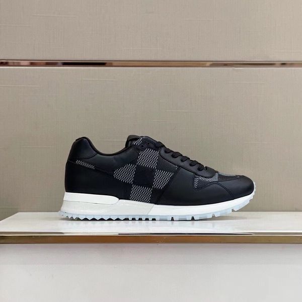 run away sneakers mens casual shoes calf leather designer shoes sneaker mesh color trainers retro splicing fashion shoe size 38-45 01, Black
run away sneakers mens casual shoes calf leather designer shoes sneaker mesh color trainers retro splicing fashion shoe size 38-45 01, Black