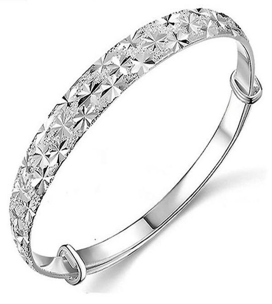 925 sterling silver plated bracelets brand charm star cuff bangle bracelet jewelry for women 6201623, Black
925 sterling silver plated bracelets brand charm star cuff bangle bracelet jewelry for women 6201623, Black