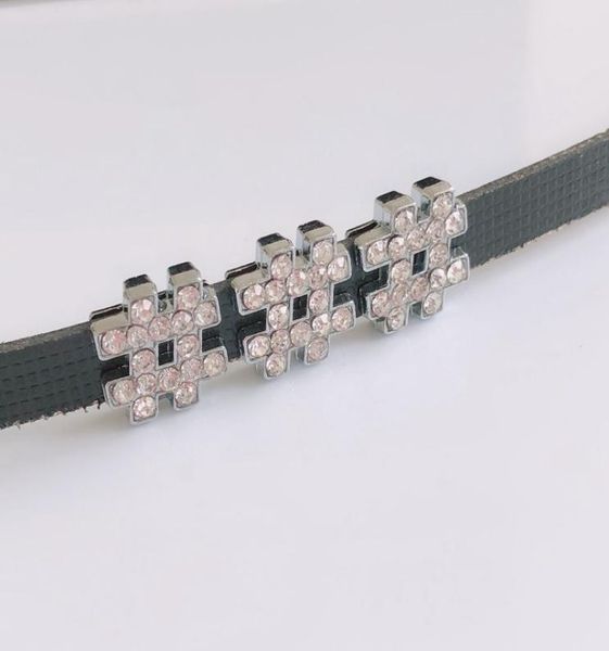 10pcs 8mm clear rhinestone symbol slide charms beads fit 8mm pet collar belts phone strips bracelets1845799, Bronze;silver
10pcs 8mm clear rhinestone symbol slide charms beads fit 8mm pet collar belts phone strips bracelets1845799, Bronze;silver