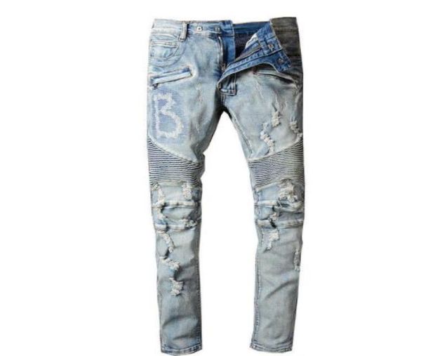 fashion2019 bal mens distressed ripped biker jeans slim fit motorcycle biker denim for men fashion designer hip hop mens jeans go6158827, Blue
fashion2019 bal mens distressed ripped biker jeans slim fit motorcycle biker denim for men fashion designer hip hop mens jeans go6158827, Blue
