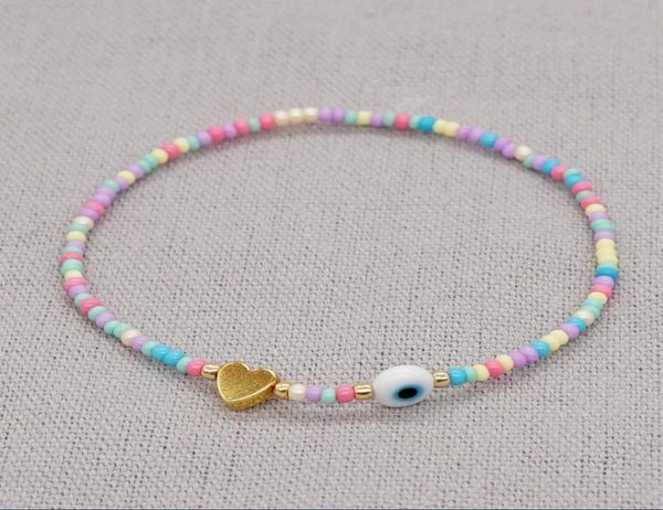 fashion jewelry colorful seed beaded golden heart charm bracelet white glazed evil eye bracelets for women lovers8882437, Golden;silver
fashion jewelry colorful seed beaded golden heart charm bracelet white glazed evil eye bracelets for women lovers8882437, Golden;silver