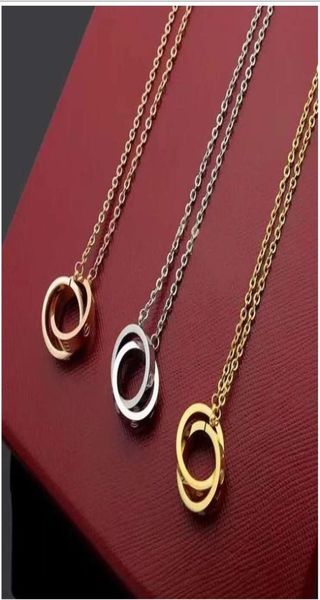 double ring necklace 18k rose gold lock bone chain short chain pendant for lovers6215417, Silver
double ring necklace 18k rose gold lock bone chain short chain pendant for lovers6215417, Silver