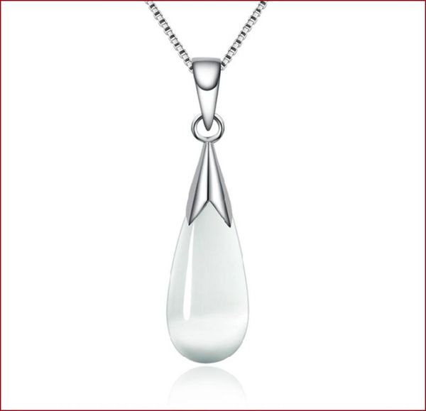 new fashion pink white opal cats eye stone water drop pendant waterwave chain women bridal wedding jewelry necklace5072630, Silver
new fashion pink white opal cats eye stone water drop pendant waterwave chain women bridal wedding jewelry necklace5072630, Silver