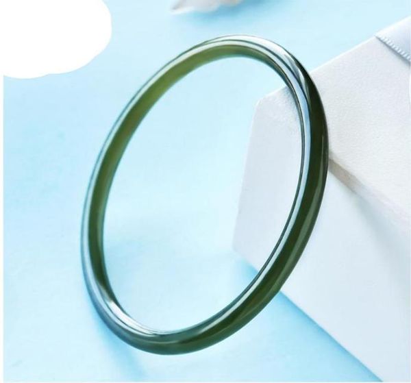 5662mm natural green agate jade bracelet01234567896303202, Black
5662mm natural green agate jade bracelet01234567896303202, Black