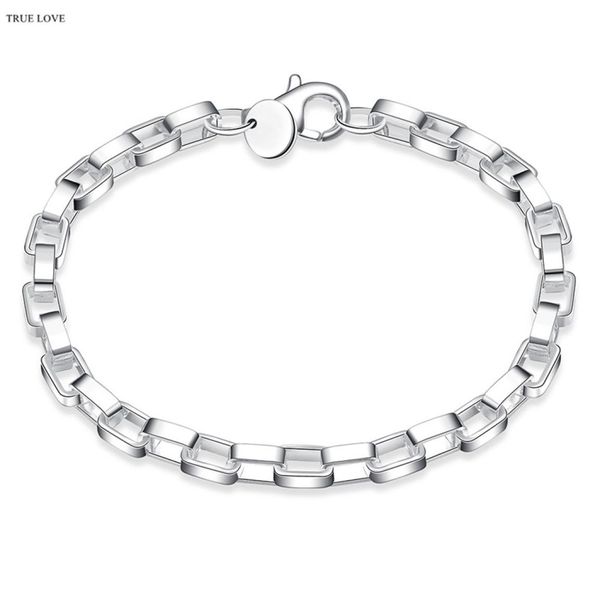 5mm 925 sterling silver box chain bracelet fashion jewelry whole christmas gifts low 5198939, Black
5mm 925 sterling silver box chain bracelet fashion jewelry whole christmas gifts low 5198939, Black