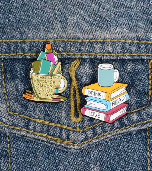 cute small book coffee funny enamel brooches pins for women christmas demin shirt decor brooch pin metal kawaii badge fashion jewe6974144, Gray
cute small book coffee funny enamel brooches pins for women christmas demin shirt decor brooch pin metal kawaii badge fashion jewe6974144, Gray