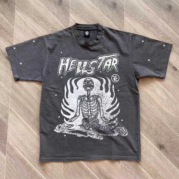 men's t-shirts hellstar spring and summer new fashionable clothes high street trend pattern men and women short-sleeved t-shirts, White;black
men's t-shirts hellstar spring and summer new fashionable clothes high street trend pattern men and women short-sleeved t-shirts, White;black