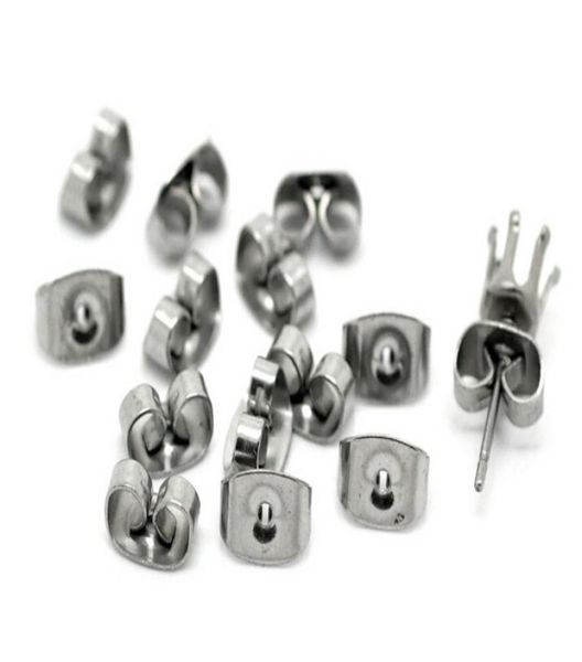 silver tone stainless steel butterfly earrings backings earrings back sersholdersstainless steel earring plugs 200pcs set6224988, White
silver tone stainless steel butterfly earrings backings earrings back sersholdersstainless steel earring plugs 200pcs set6224988, White