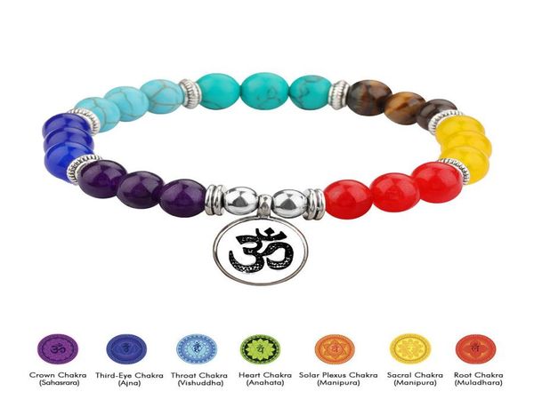 7 chakra stone beaded bracelets om pendant stretch strand bracelet for men women yoga charm jewelry5502727, Black
7 chakra stone beaded bracelets om pendant stretch strand bracelet for men women yoga charm jewelry5502727, Black