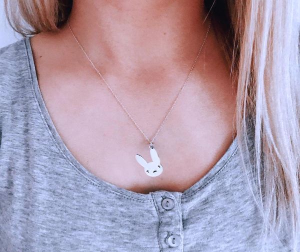 bad bunny necklace with cute rabbit pendant stainless steel pendant necklace hip hop women men jewelry8645922, Silver
bad bunny necklace with cute rabbit pendant stainless steel pendant necklace hip hop women men jewelry8645922, Silver