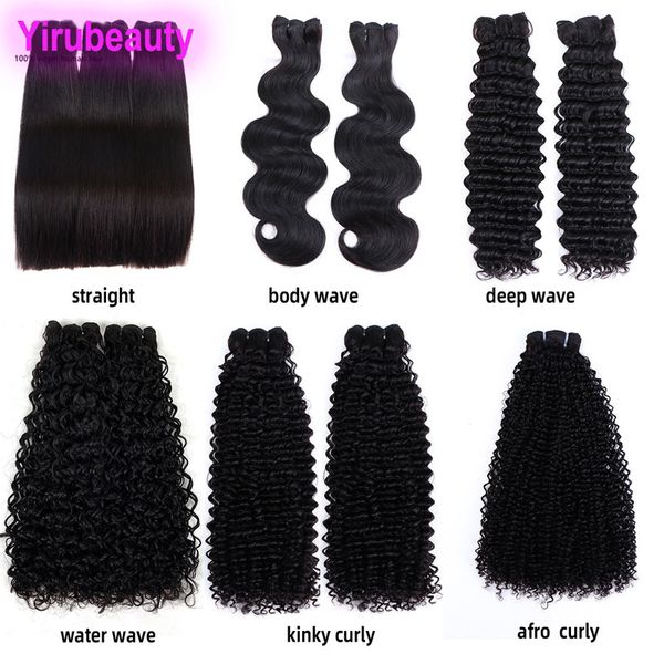 brazilian 100% human hair double drawn 3 bundles double wefts afro curly silky straight body wave peruvian virgin hair, Black
brazilian 100% human hair double drawn 3 bundles double wefts afro curly silky straight body wave peruvian virgin hair, Black