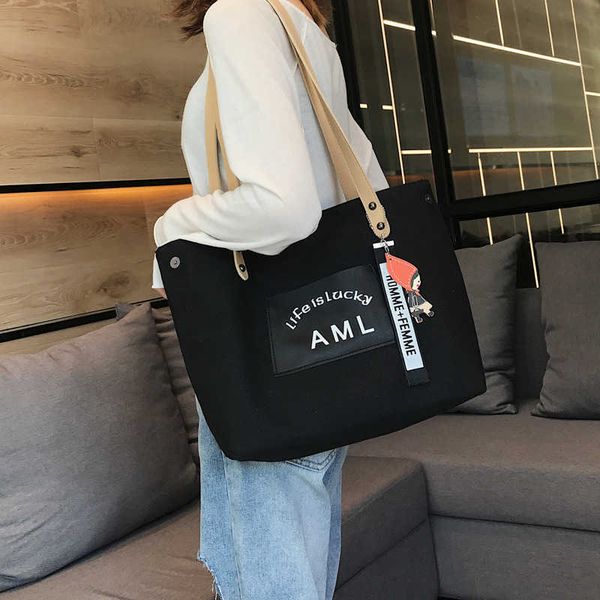 new fashion canvas bag large capacity shopping single shoulder women's bag big bag fashion foreign style mommy portable tote bag women
new fashion canvas bag large capacity shopping single shoulder women's bag big bag fashion foreign style mommy portable tote bag women