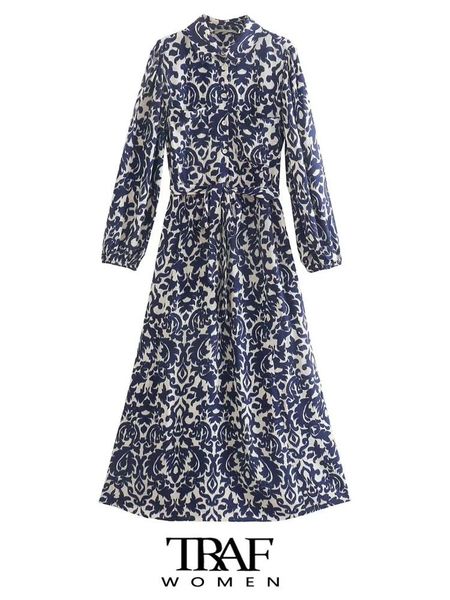 sweaters traf women fashion with belt printed midi dress vintage long sleeve buttonup female dresses vestidos mujer, White;black
sweaters traf women fashion with belt printed midi dress vintage long sleeve buttonup female dresses vestidos mujer, White;black