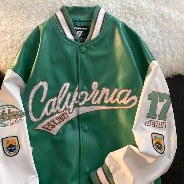 womens jackets retro letter embroidery jacket women y2k spring street hiphop baseball uniform couple casual bomber leather college coat 2307, Black;brown
womens jackets retro letter embroidery jacket women y2k spring street hiphop baseball uniform couple casual bomber leather college coat 2307, Black;brown