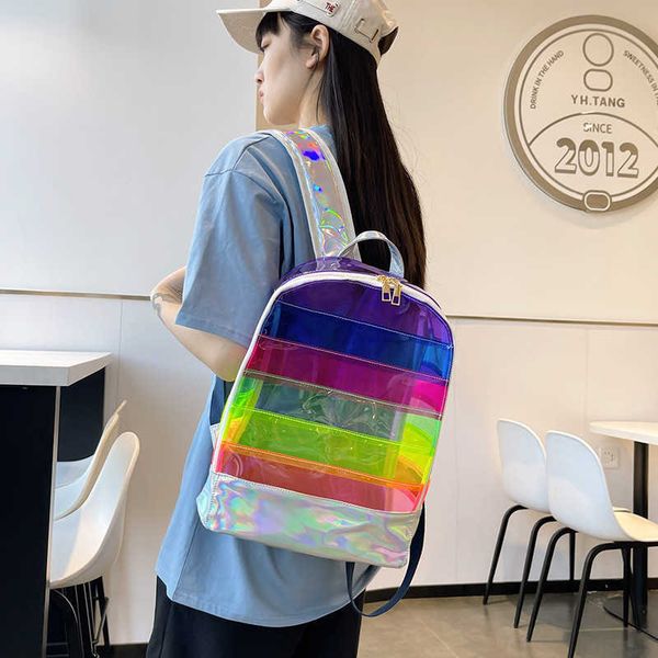 backpack pvc transparent waterproof backpack 2023 new large capacity student schoolbag 230708
backpack pvc transparent waterproof backpack 2023 new large capacity student schoolbag 230708