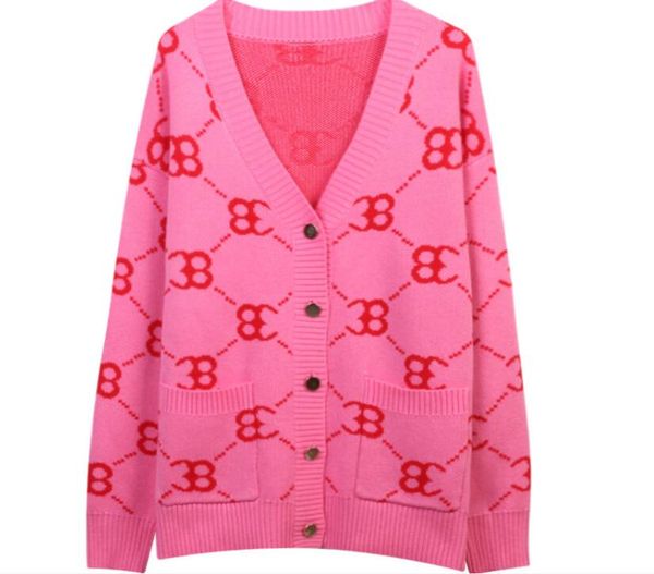 women's sweaters v-neck pink knitted cardigan designer sweaters high-quality outdoor casual hooded coat, White;black
women's sweaters v-neck pink knitted cardigan designer sweaters high-quality outdoor casual hooded coat, White;black