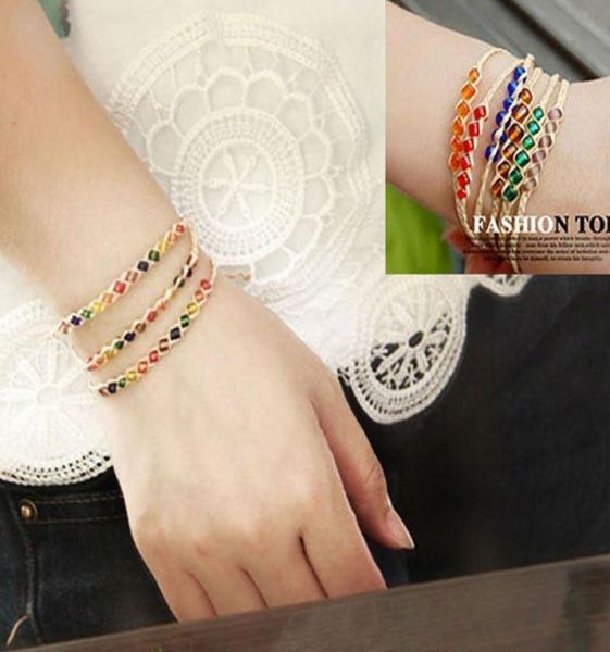 charm bracelets fashion braided rainbrow 12 beads raphia raffia bracelets jewelry woven friendship love lucky grass crystal women5408353, Golden;silver
charm bracelets fashion braided rainbrow 12 beads raphia raffia bracelets jewelry woven friendship love lucky grass crystal women5408353, Golden;silver