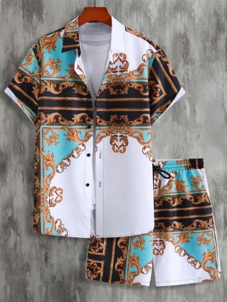 men's tracksuits men summer short sleeve print shirtshorts set casual beach two piece suit fashion clothing hawaiian sets s3xl 230707, Gray
men's tracksuits men summer short sleeve print shirtshorts set casual beach two piece suit fashion clothing hawaiian sets s3xl 230707, Gray