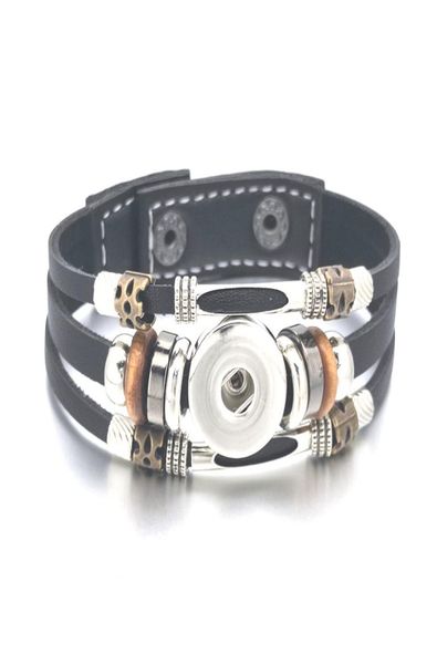 black brown really 104 original genuine leather retro bracelet 18mm snap button bangle charm jewelry for women men kids6952797, Golden;silver
black brown really 104 original genuine leather retro bracelet 18mm snap button bangle charm jewelry for women men kids6952797, Golden;silver