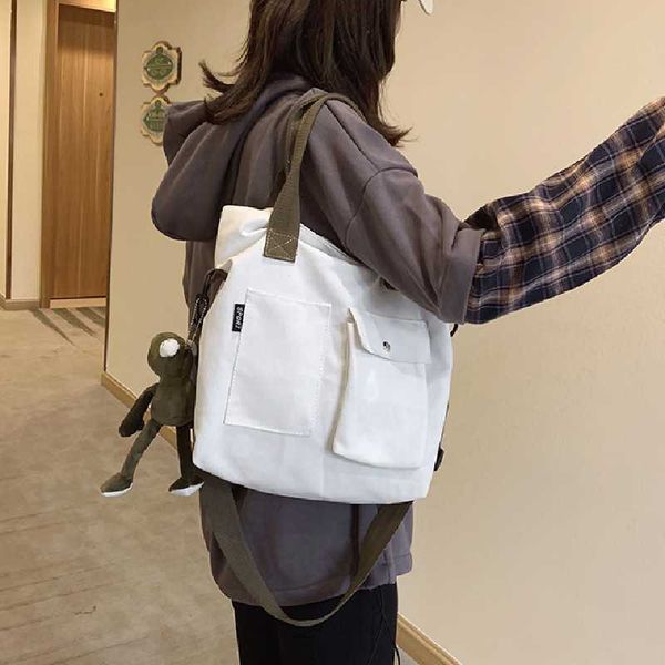 tote bag commuter bag large capacity one shoulder portable canvas bag women's bag solid simple style student study bag
tote bag commuter bag large capacity one shoulder portable canvas bag women's bag solid simple style student study bag