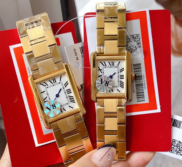 luxury couple watches men and women gift set vintage tank watches diamond gold platinum rectangle swiss movement precision steel strap watch, Slivery;brown
luxury couple watches men and women gift set vintage tank watches diamond gold platinum rectangle swiss movement precision steel strap watch, Slivery;brown