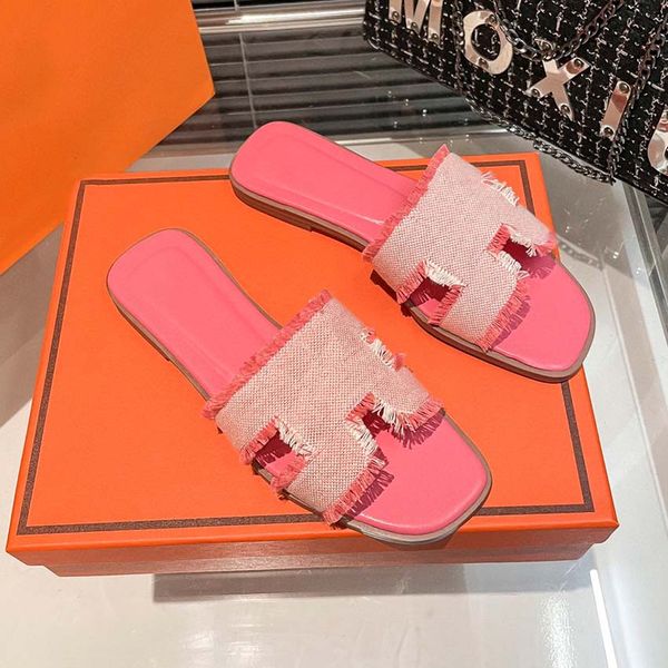 luxury sandals designer slippers latest summer flat shoes fashionable beach women's slippers h-letter shoelace logo-3, Black
luxury sandals designer slippers latest summer flat shoes fashionable beach women's slippers h-letter shoelace logo-3, Black