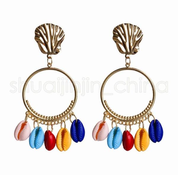 colorful seashell dangle drop earrings women cute circle statement bohemian shell earrings retro lady beach jewelry party gift dda5478625, Golden
colorful seashell dangle drop earrings women cute circle statement bohemian shell earrings retro lady beach jewelry party gift dda5478625, Golden