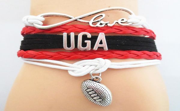 fashion jewelry infinity love uga football bracelet customized wristband friendship bracelets b091114563506, Golden;silver
fashion jewelry infinity love uga football bracelet customized wristband friendship bracelets b091114563506, Golden;silver