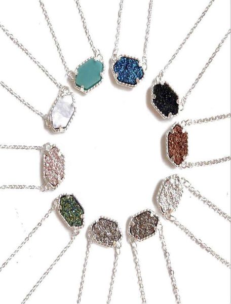 luxury druzy stone pendant necklace turquoise for women geometric healing natural stone silver chains fashion jewelry whole1991463
luxury druzy stone pendant necklace turquoise for women geometric healing natural stone silver chains fashion jewelry whole1991463