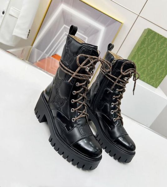 latest women's short boots low heel round head lace up printed leather formal casual banquet work matching size 35-41 box, Black
latest women's short boots low heel round head lace up printed leather formal casual banquet work matching size 35-41 box, Black