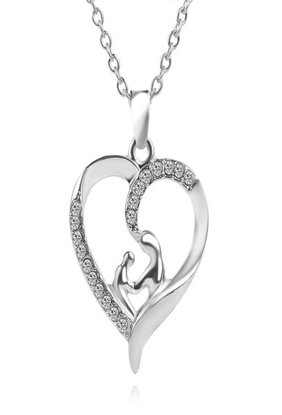 2018 heart necklaces mother daughter mom baby child family love rhinestone heartshaped pendant necklace 12 pcs zj09035296112763, Silver
2018 heart necklaces mother daughter mom baby child family love rhinestone heartshaped pendant necklace 12 pcs zj09035296112763, Silver