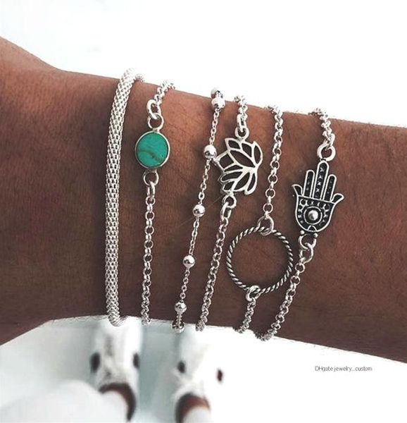 6 pcsset bohemian bangle fatima hand hollow lotus bead gem scrub silver bracelet set women party wedding jewelry accessories5251738, Golden;silver
6 pcsset bohemian bangle fatima hand hollow lotus bead gem scrub silver bracelet set women party wedding jewelry accessories5251738, Golden;silver