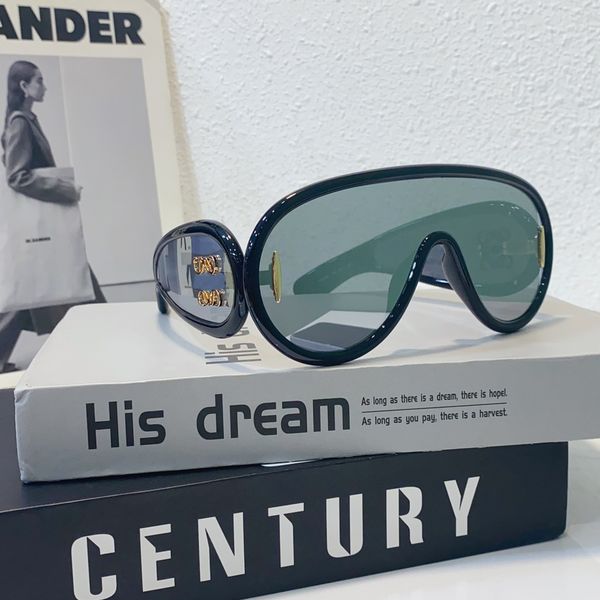 official lewe sunglasses, one piece plate glasses, female designer, riding a bike, windproof, handsome sunglasses, male, White;black
official lewe sunglasses, one piece plate glasses, female designer, riding a bike, windproof, handsome sunglasses, male, White;black