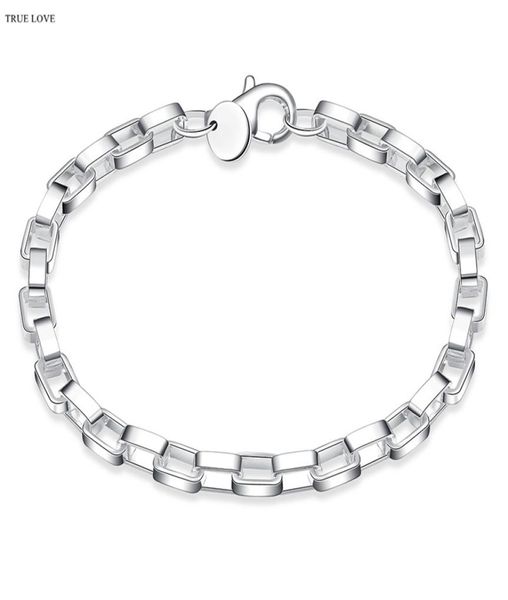 5mm 925 sterling silver box chain bracelet fashion jewelry whole christmas gifts low 1177999, Black
5mm 925 sterling silver box chain bracelet fashion jewelry whole christmas gifts low 1177999, Black