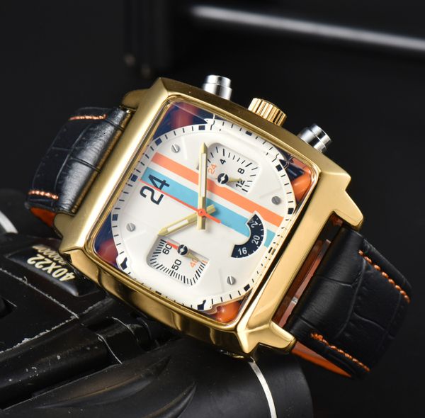 mens watch 41mm quartz movement stainless steel multi-dial waterproof luminous classic generous rubber strap adjustable watches, Slivery;brown
mens watch 41mm quartz movement stainless steel multi-dial waterproof luminous classic generous rubber strap adjustable watches, Slivery;brown