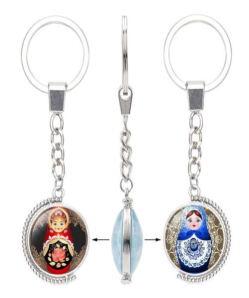 new matryoshka double sided rotable keychains glass cabochon tradition russian doll key chains ring fashion jewelry accessories9350229, Slivery;golden
new matryoshka double sided rotable keychains glass cabochon tradition russian doll key chains ring fashion jewelry accessories9350229, Slivery;golden