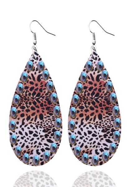 crystal pave surrounding cheetah animal print leather earrings for women faux rhinestones leopard teardrop vegan leather hanging e2692521, Silver
crystal pave surrounding cheetah animal print leather earrings for women faux rhinestones leopard teardrop vegan leather hanging e2692521, Silver