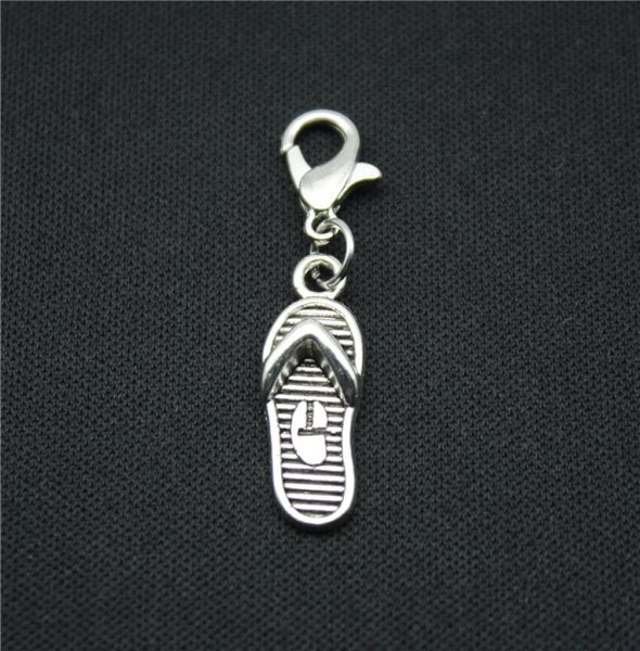 50pcs dangle charms flip flops slipper lobster clasp charms antique making pendant fit diy women bracelet necklace jewelry5703232, Bronze;silver
50pcs dangle charms flip flops slipper lobster clasp charms antique making pendant fit diy women bracelet necklace jewelry5703232, Bronze;silver