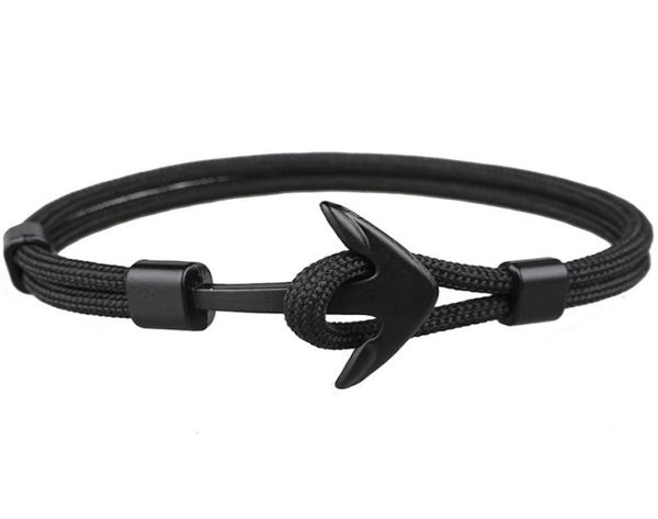 anchor charm bracelets jewelry men black color fashion survival rope chain bracelet male wrap wristband metal sport hooks bangles 3313599, Golden;silver
anchor charm bracelets jewelry men black color fashion survival rope chain bracelet male wrap wristband metal sport hooks bangles 3313599, Golden;silver
