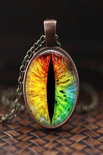 new fashion personality chain vintage dragon eyes statement necklace bronze round jewelry glass cabochon necklace women4627982, Silver
new fashion personality chain vintage dragon eyes statement necklace bronze round jewelry glass cabochon necklace women4627982, Silver