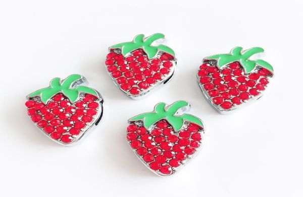 10pcs 10mm red rhinestone strawberry fruit slide charms beads fit 10mm bracelets wristbandscollar belt straps2999822, Bronze;silver
10pcs 10mm red rhinestone strawberry fruit slide charms beads fit 10mm bracelets wristbandscollar belt straps2999822, Bronze;silver
