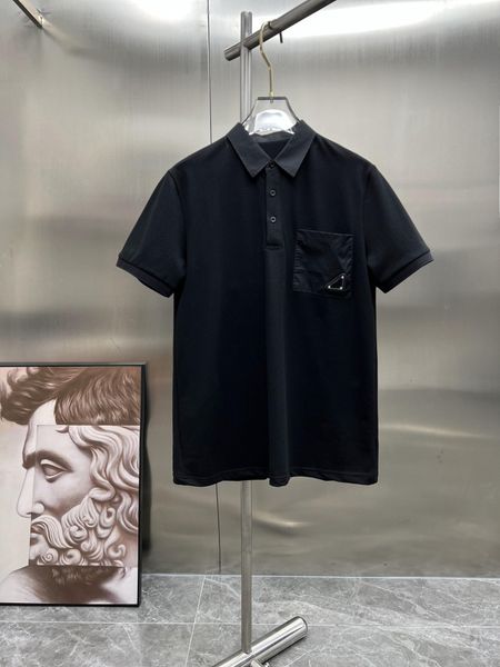 23ss designer men's polos tees luxury t shirt summer triangle letter splicing pocket print t-shirts casual cotton sleeve printed lapel, White;black
23ss designer men's polos tees luxury t shirt summer triangle letter splicing pocket print t-shirts casual cotton sleeve printed lapel, White;black